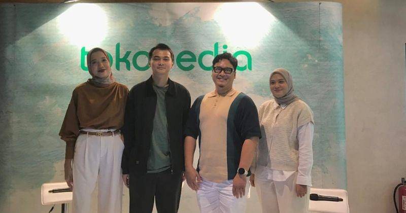 Press Conference Tokopedia Fashion Market, Rabu (7/2/2024). - Popmama.com/Dewi Hanifah Ledjar Cahyani